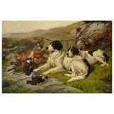 Amos Watmough, After The Hunt, oil on canvas
