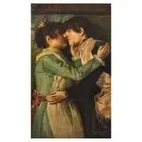 Salvatore Postiglione, Affection, oil on canvas