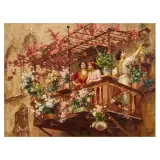 Stefano Novo, Spring, oil on canvas