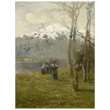 Ludovico Cavaleri, A Landscape With Figures, oil on canvas