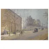 Giuseppe Cherubini, A View Of Paris, oil on canvas