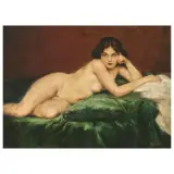 Janos Laszlo Aldor, Reclining Female Nude, oil on canvas