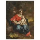 Giuseppe Antonio Pianca, Madonna With Child, oil on canvas