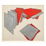 Roberto Barni, Untitled 1972, mixed media on canvas