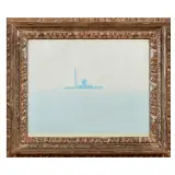 Virgilio Guidi, Venice, oil on canvas
