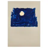 Mario Schifano, Untitled, Moon polymateric silkscreen