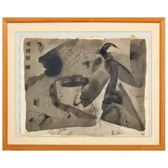Renato Ranaldi, Archidiavolo 1986 Indian, ink on paper