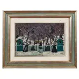 Nino Caffè, Giardino sotto la neve 1971