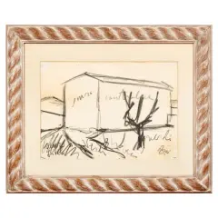 Untitled by Ottone Rosai, charcoal on paper, offered Sep 2025