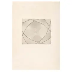 Untitled 1970 by Guido Strazza, etching and aquatint signed, offered Sep 2025