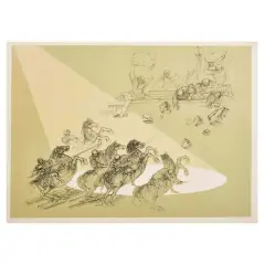 Fabrizio Clerici, Untitled, lithograph