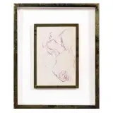 Ernesto Treccani, Giochi amorosi Indian, ink on paper