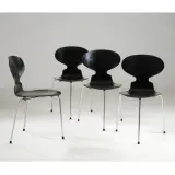 Four «3100 Ant» Chairs, Metal And by Arne Jacobsen, offered Jul 2025
