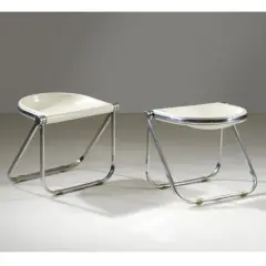 Giancarlo Piretti, Untitled, A COUPLE OF «PLUFF» STOOLS