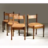 Silvio Coppola, Four Chairs, WOODEN STRUCTURE