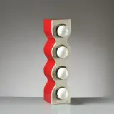 Untitled by Ettore Sottsass, «SINUS» TABLE LAMP, offered Jul 2025