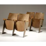 Gastone Rinaldi, Four «Lv4» Armchairs, Metal And