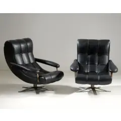 Ferruccio Bortoluzzi, Guido Bonzanini, Guido Bonzanini (Sec. XX) A COUPLE OF ARMCHAIRS