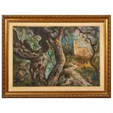 Carlo Levi, Landscape, oil on canvas