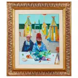 Antonio Possenti, Sailors, oil on canvas