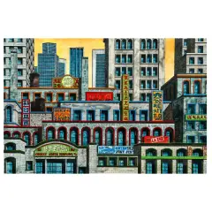 Tonino Caputo, Mott Street, acrylic on canvas
