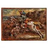 Cavallo e cavaliere 1948 by Giorgio de Chirico, offered Jun 2025