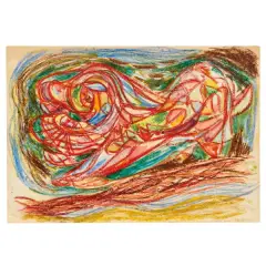 Composition 1946 greasy by Asger Jorn, offered Jun 2025