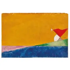 Osvaldo Licini, Untitled, mixed media on paper