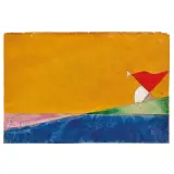 Osvaldo Licini, Untitled, mixed media on paper