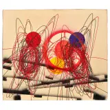 Roberto Crippa, Spirali 1952, oil on canvas