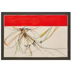Untitled 1965 by Achille Perilli, tempera, offered Jun 2025