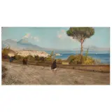 Attilio Pratella, The Bay Of Naples, 1895