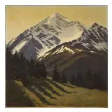 Angelo Morbelli, Pine Forest At Santa Caterina, oil on canvas