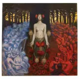 Attilio Mussino, Sleep, Dreams, oil on canvas