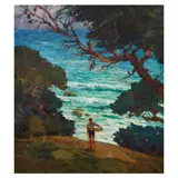 Maroccone. Riviera Of Livorno by Renato Natali, oil on canvas, offered May 2025