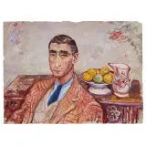Moses Levy, Portrait Of Walter Benzimbra, 1932
