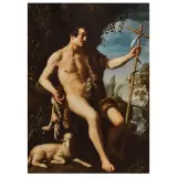 Filippo Tarchiani, Saint John The Baptist, oil on canvas