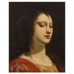 Female Head by Francesco Furini, oil on canvas, offered May 2025