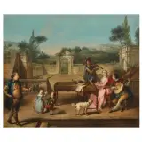Francesco Zugno, Minuet Lesson, oil on canvas