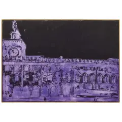 Tano Festa, Untitled 1987 industrial paint, varnish