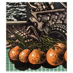 Ercole Pignatelli, Frutta II 1966, acrylic on canvas