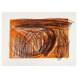 Orange 1974 by Hans Hartung, offered Apr 2025