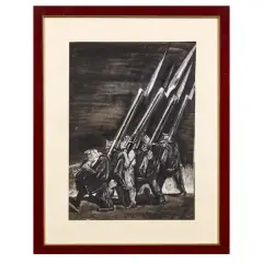 Paneuropa by Mario Sironi, tempera, offered Apr 2025