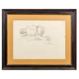 Ottone Rosai, Resting man 1940