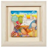 Landscape by Luca Alinari, mixed media on canvas, offered Apr 2025