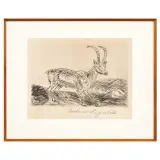 Antonio Ligabue, Untitled, Steinbock