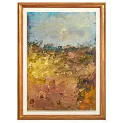Landscape by Sergio Scatizzi, oil on canvas, offered Apr 2025