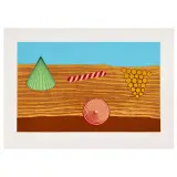 Lucio Del Pezzo, Untitled, Untitled silkscreen
