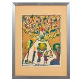 Pierre Alechinsky, Untitled, lithograph