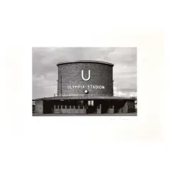 Harf Zimmermann, Olympia Stadion, photographic print